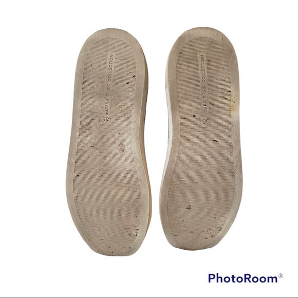 🦚 ZARA faux snakeskin sneakers size 6 - Picture 5 of 6